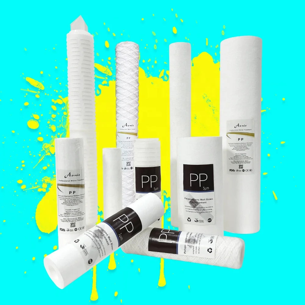 5 Micron 10 Inch 20 Inch Filter Cartridge Polypropylene Fiber PP Remove Sediment Filter Element