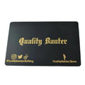 Bulk  Blank Aluminum Metal Tool Polished Stainless Steel Business QR Gold Complementary Card