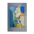 Abstract Wall Painting Neon Wall Art Painting LED Side Face Vision Canvas Print Painting Modern Wall Art Decor Home Decor