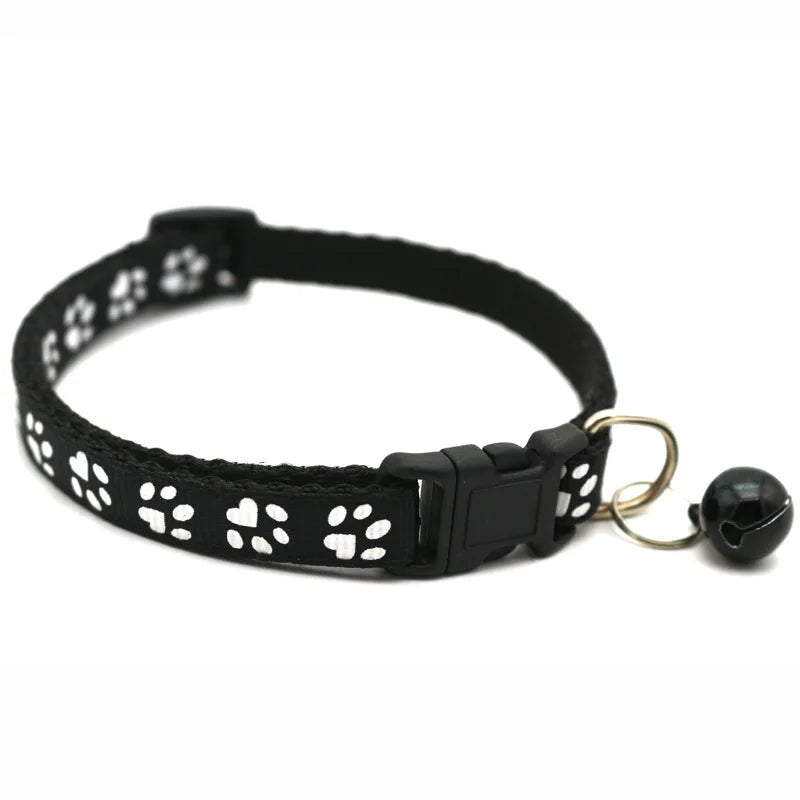 Fashion Durable Colorful Breakaway Saftey Clasp Cat Neck Collars pink Gold Reflective Kitten Collars Dog Cat