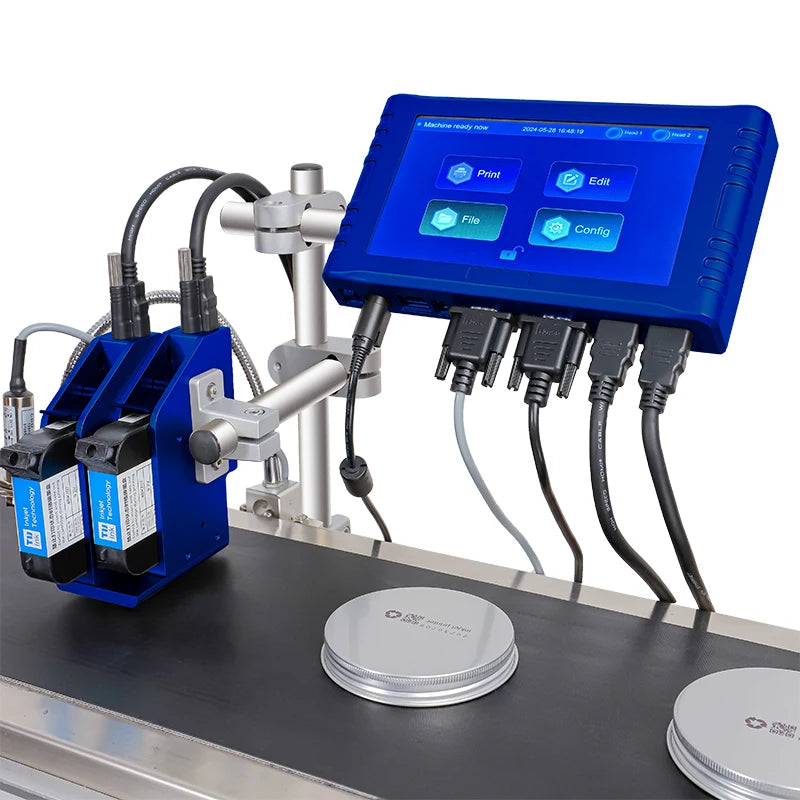 Future-Focused High Speed 7 Inch Touch Screen Online Inkjet Printer Tij Coding Machine Price for Date on Plastic