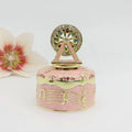 SHINNYGIFTS Colorful Ferris Wheel Trinket Box Pewter Metal Music Box Decorated with Czech Crystals Hand Painted Wedding Favor
