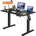 Home Office Furniture Anti Collision Single Motor Height Adjustable Sit to Stand Lifting Desk