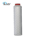 New 1 Micron 10'' Code 7 PP/PES Membrane Sediment Filter Polypropylene Pleated Depth Filter Cartridge for Industrial Oil Filter