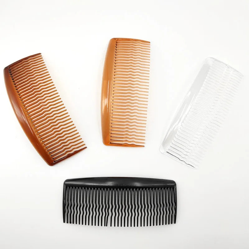 5.0cm*12.0cm 4.72 Inch 36teeth Big Plastic Side Combs Hairpins Frilly Tooth Plain DIY Hair Comb for  Women Hair Accessories