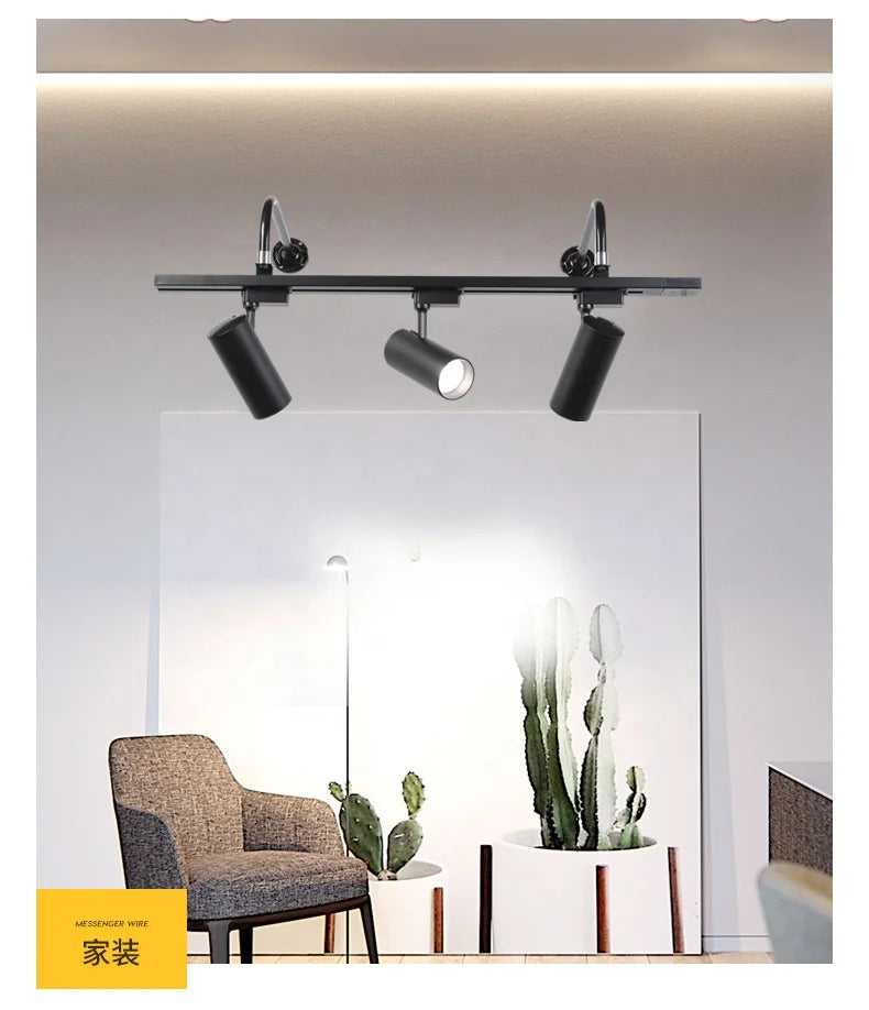 New Trending Ceiling Mounted Sidewall Installation Track Lamp for Painting Exhibition Track Lights JYC0042