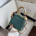 2025 Unique Women Square Box Handbag Ladies Custom Logo PU Bags Chain Crossbody Shoulder Purses Lady Wedding Clutch Bag Purse