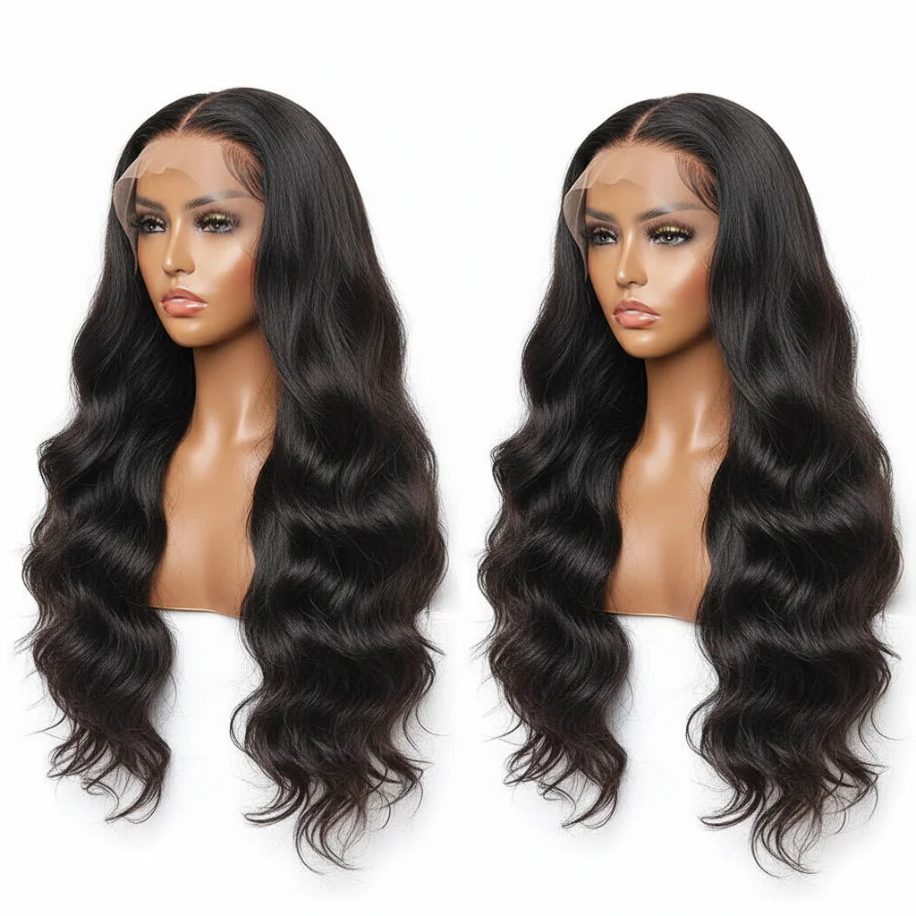 13*4 Body Wave 360 for Wig Transparent for Lace Brazilian Human Hair Virgin Cuticle Aligned Long Length