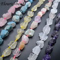 Wholesale Good Quality Natural Amethyst Rough Shape Trendy Big Size Stone Loose Beads for Jewelry Women Necklace Bracelet Making