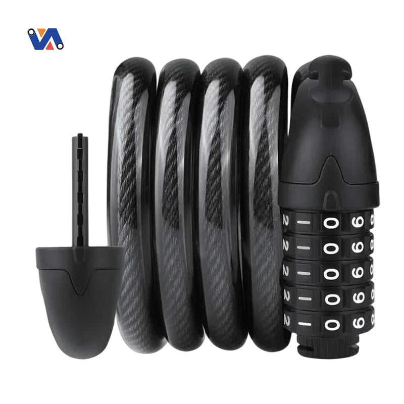New Image Electric Scooter Password Lock 5 Digits Code Combination Lock Durable Wire Bike Spare Parts for M365 E Scooter Kit