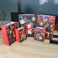 Chinese Supplier Ships Customizable Christmas Paper Bag White Coated Full Color Printing Shiny Foil Stamping for Packing Usage