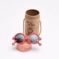 Sunway Eyewear Small Cylinder Bucket Glasses Box Packaging Cardboard Box Kids Sunglasses Case
