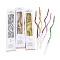 Hot Selling Curve Thread Birthday Spiral Candle Beautiful Colorful Gold-plated Spiral Birthday Candle for Mother's Day Cake