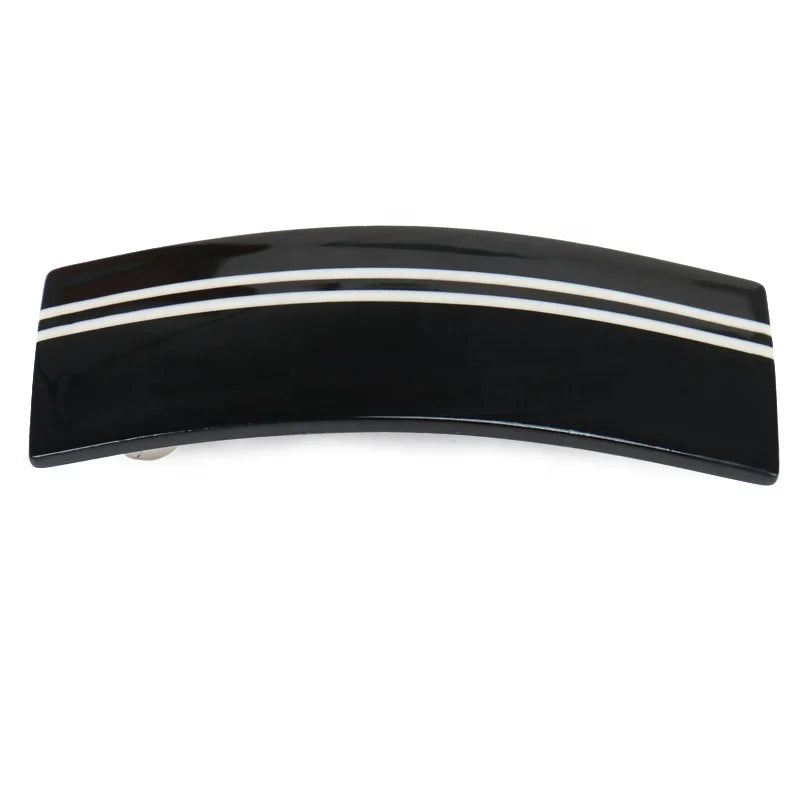 Simple Smooth Acetate Hair Clips Three Sizes of Hair Barrette Clips Fashion Color Matching Hair Clip