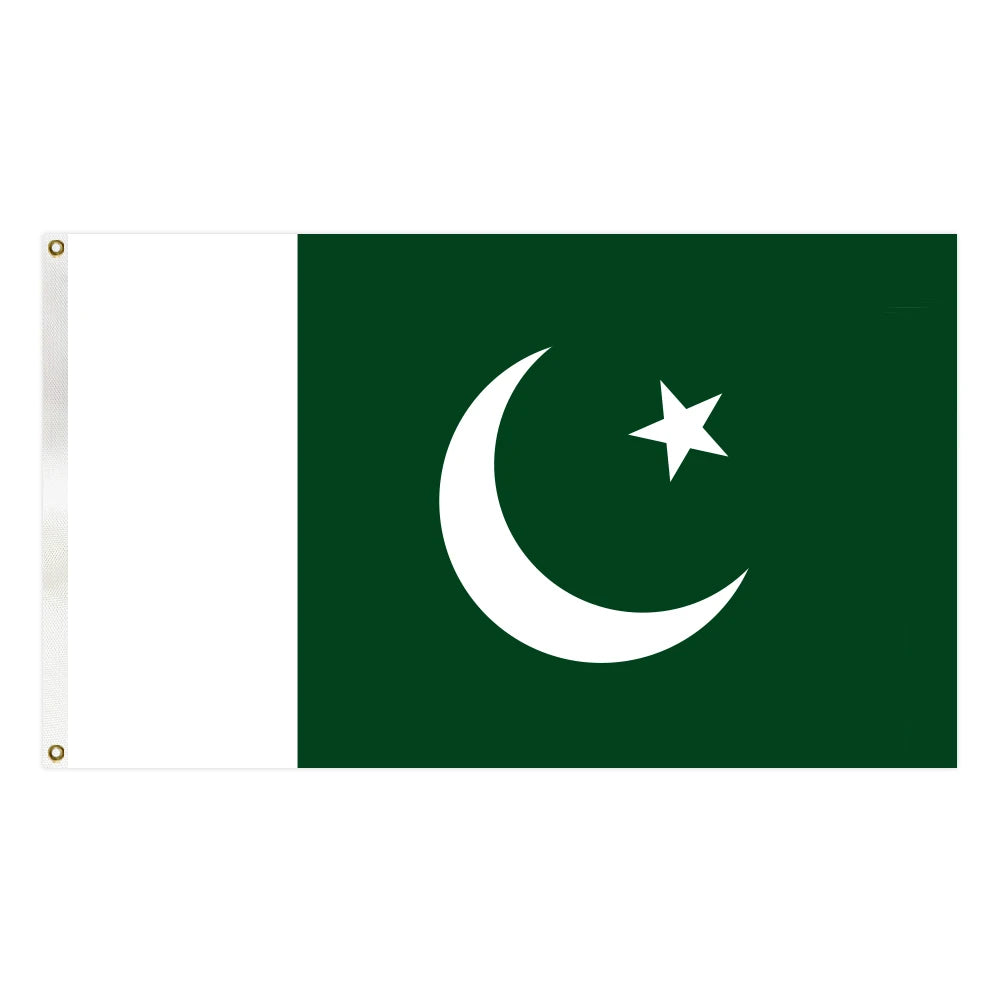 3x5FT Polyester Cheap Price Pakistan Country Flag and National Flag With Two Grommets