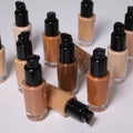 8 Stock Colors Matte Liquid Foundation Full Coverage Waterproof Long-Lasting Vegan Cruelty-Free Face Base Makeup