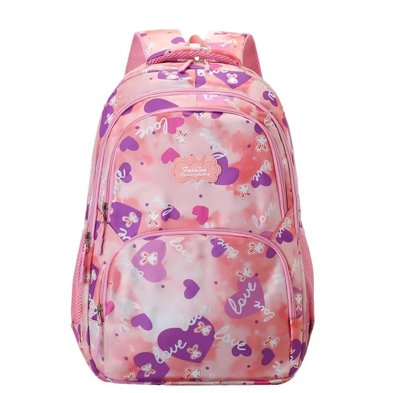 Large Capacity Casual School Backpack for 3-6 Grade Junior High Students Cross-Border Fashionable Travel Bag for Foreign Trade