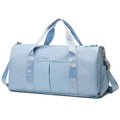 Stylish Pink Nylon Sport Duffel Bag with Custom Sequin Design Waterproof Overnight Tote Women Travel Bag