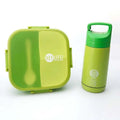 Top Selling Rectangular Children's Lunch Box with Water Bottle Portable sealed 3-compartment Student Bento Lunch Box with Spoon