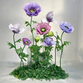 L733 Wedding Leading Flora Giant Artificial Flower poppy  Rose Mix Combination Giant Flowers for Store Construction