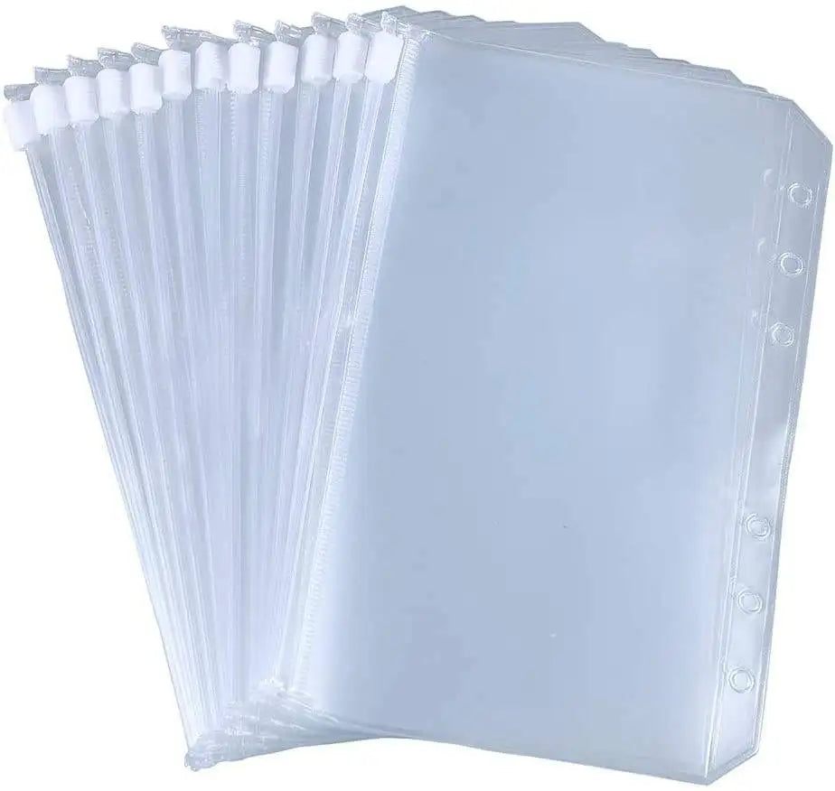 Cash Zipper Envelopes Binder Organizer Money Saving Cash Envelope Budget System Binder A6 A5 Budget Binder Cash Envelopes