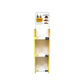 Supermarket Promotion 4-Tier Coffee Advertising Store Display Racks for Pop Cardboard Flooring Stand for Toys Premium Paper Disp