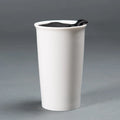 Custom Logo Double Wall Ceramic Tumbler 12oz Insulated Ceramic Coffee Mug