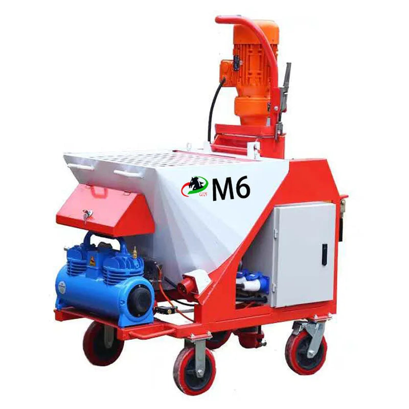 Multi-functional Fully Automatic Mixing Cement Plaster Spraying Machine Automatically Add Water