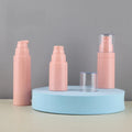 2024 New PP Lotion Vacuum Bottle 15ml/30ml/50ml Options Airless Cosmetic Packaging Simple Style Screw Cap Seal for Face Cream