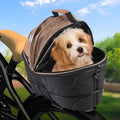 Adjustable Shoulder Bag Portable Breathable Bicycle Basket Bag for Dogs and Cats Dog Bike Basket