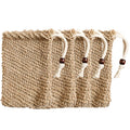 Eco-Friendly Exfoliating Ramie Mesh Drawstring Storage Bag Organic Sisal Soap Bag for Bath & Shower