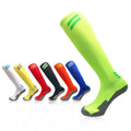 Sport Hosiery Men Knee High Athletic Socks Football Soccer Socks Men's Nylon  Sports Socks
