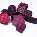 Wholesale Business Mens Neck Tie Set Professional Printed Polyester Mens Neck Ties