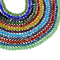 Rondelle Crystal Beads AB Color Faceted Crystal Beads Hole: 1mm 553093