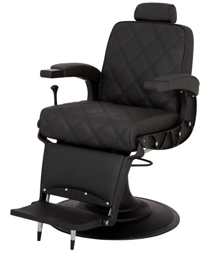 Heavy Duty Black Barber Chair Hydraulic Salon Chair Hair Stylist Salon Chairs