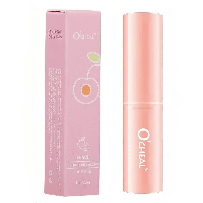 O'cheal Private Brand Fruit Natural Lip Balm Deep Moisturizing Repair Nourishing Non-greasy Plump Lip Morning and Night Lip Balm