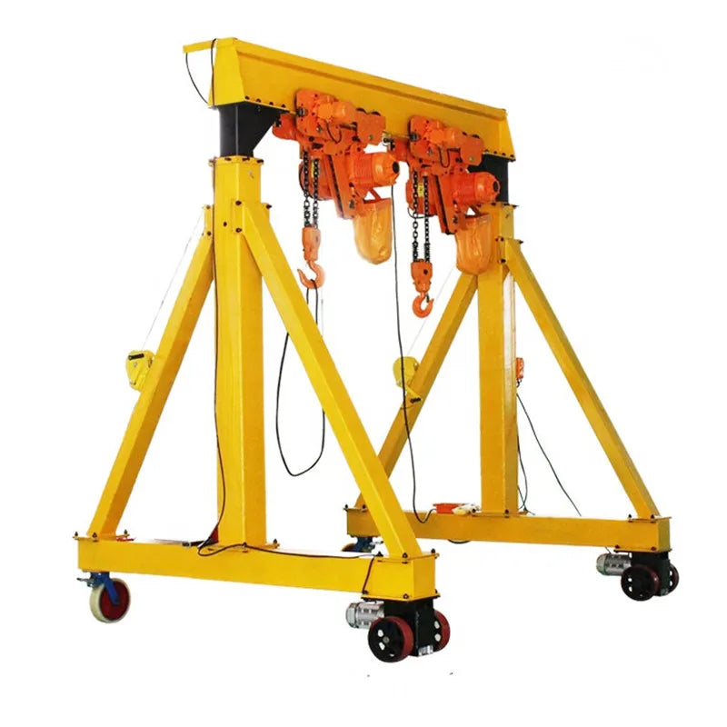 Adjustable Height Mini Type Electric Portable 1 Ton 3 Ton 5 Ton 10 Ton 15 Ton Small Gantry Crane