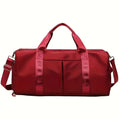 2024 Unisex Gym Yoga Bag Fashionable Oxford Cloth Weekender Zipper Casual Shoulder Bag Including Shoe Compartment for Travel