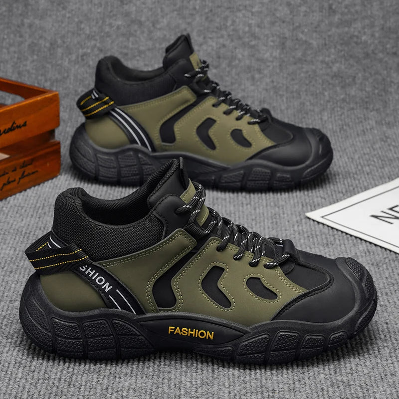 M581 New Spring Men's Shoes Versatile Casual Outdoor Hiking Shoes Wear-resistant Breathable Sports Shoes Men's Work Shoes
