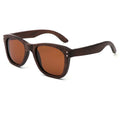 Unique Stud Decor UV400 Polarized Sunglasses in Handcrafted Real Wood Glasses Custom Logo