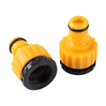 Plastic Faucet Threaded Adapter Water Coupling Garden Lawn Hose Connector