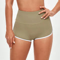 High Waist Gym Fitness Scrunch Butt Yoga Workout Nylon Spandex Lightweight Legging Shorts