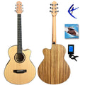 Aiersi Handmade New Devloped Solid Top Acoustic Guitar with Matt Painting