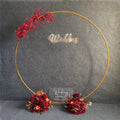 DD Metal Circle Backdrop Stands Balloon Arch Wedding Decoration Backdrop Photography Backgrounds Party Supplies