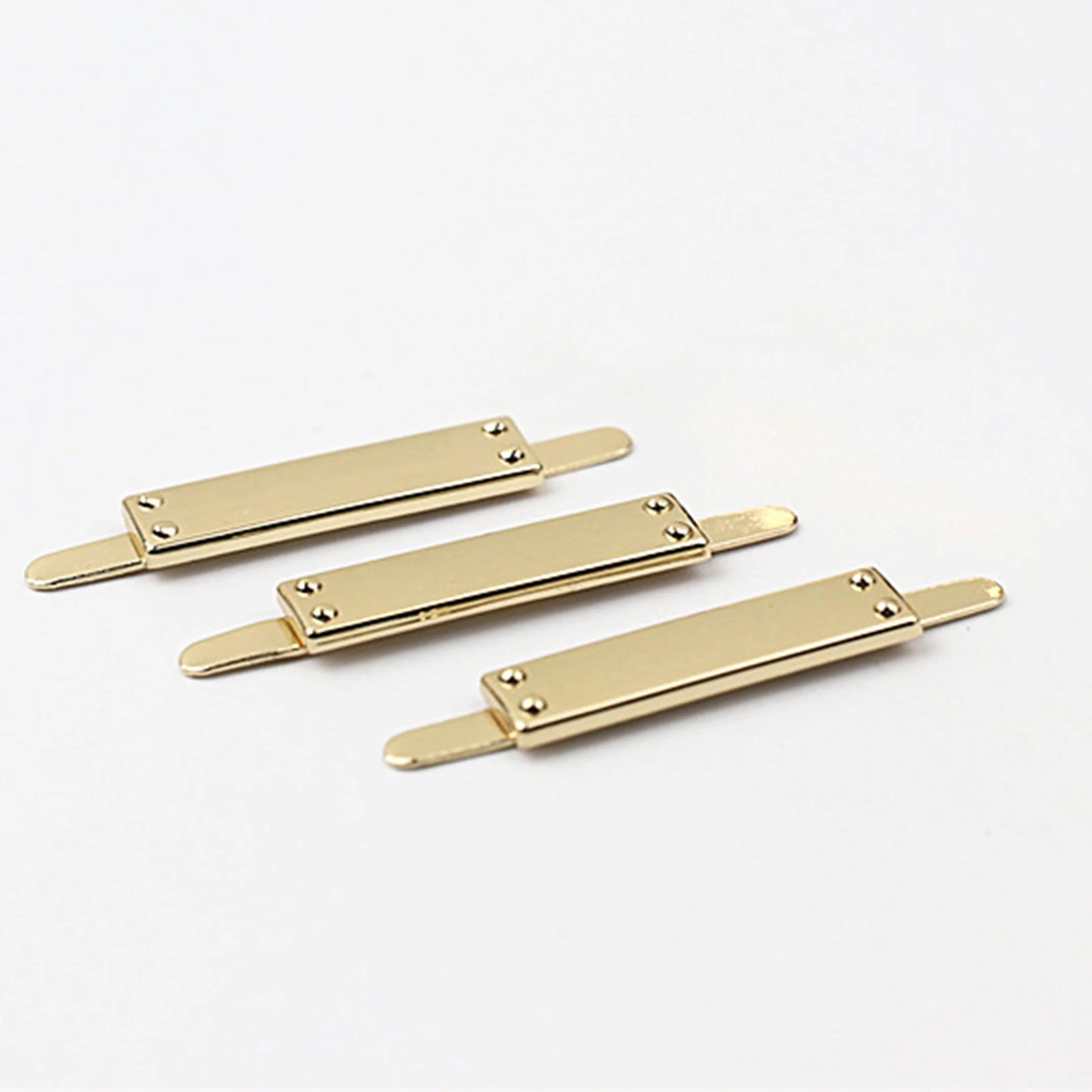 For Deepeel MA003 Shoe & Clothing Decorative Buckle 30*8mm Rectangular Strip Clasp Handbag Hardware Accessories Durable Zinc