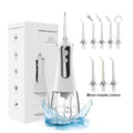 Water Flosser Electric Oral Irrigator Portable 300ML Water Floss Oral Irrigator 3 Modes 5 Nozzles Dental Flosser Teeth Cleaner