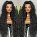 Long Water Curly Closure Frontal Wig Deep Wave Raw Virgin Indian Cuticle Aligned 13x4 Lace Front Human Hair Wigs