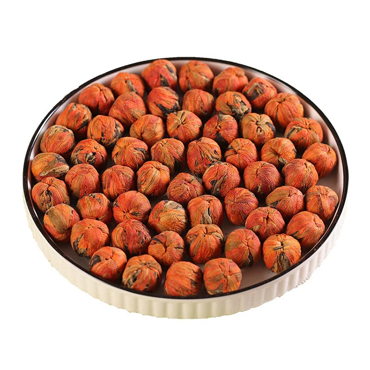Hot Selling Premium Beauty Slimming Handmade Flower Ball Tea Blooming Lily Flower Black Tea
