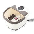 Tired Feet Relax Foot Spa Massager with 6 Electric Long Massage Rollers Adjustable Temperature & PTC Fast Heating Water