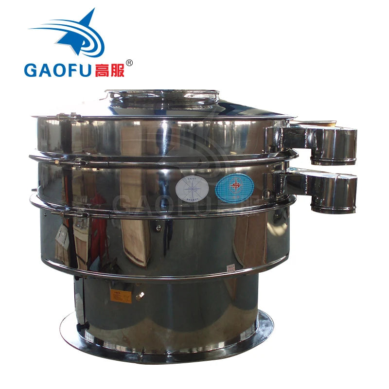 Hot Circular Vibrating Screen Steel Rotary Vibration Sifter Fine Powder Sieving Factory Price Food Processing Core Motor
